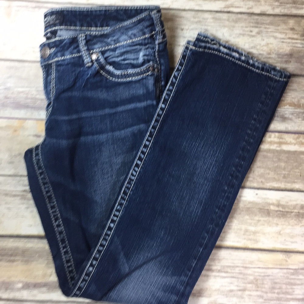 Silver Jeans / AIKO Low Straight. W34 L34.
